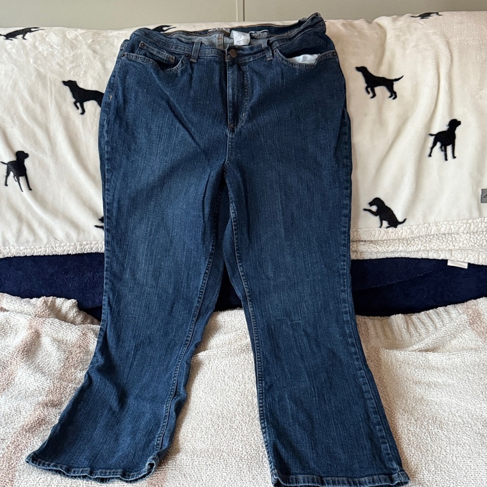 Stylish Dark Blue Flare Women's Jeans
